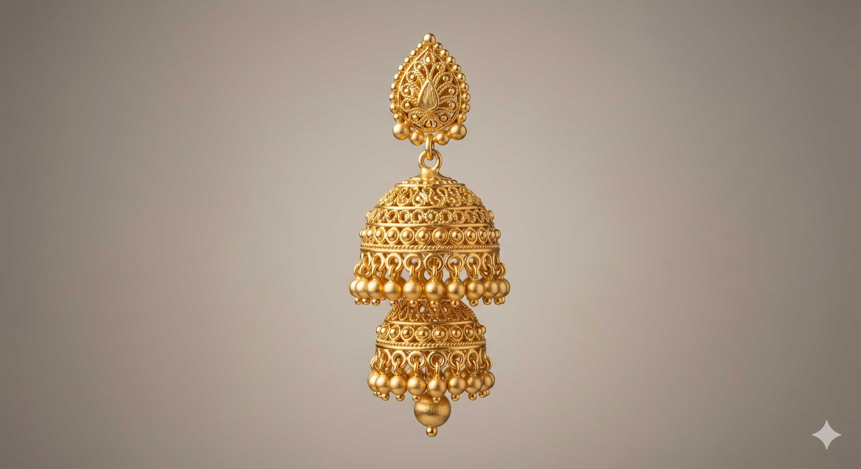 Bucketrush Mini Jhumkas — Everyday Elegance in Every Drop